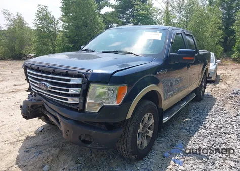 2013 Ford F-150 Lariat from USA, damaged, VIN 1FTFW1ETXDFA47802